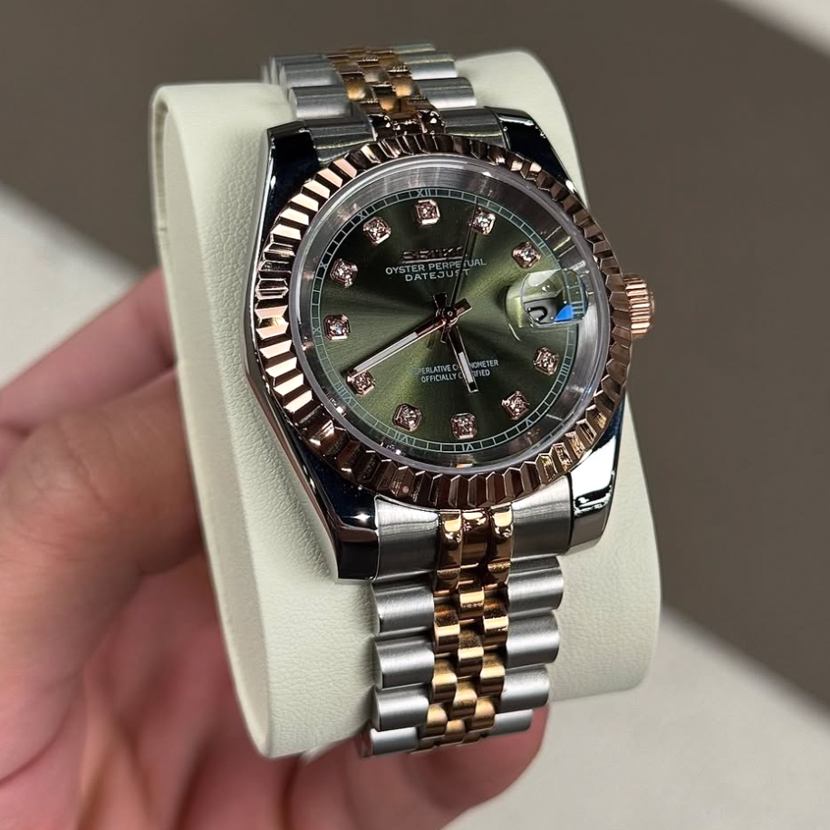 MONTURE® Royalé Olive Diamond Dial