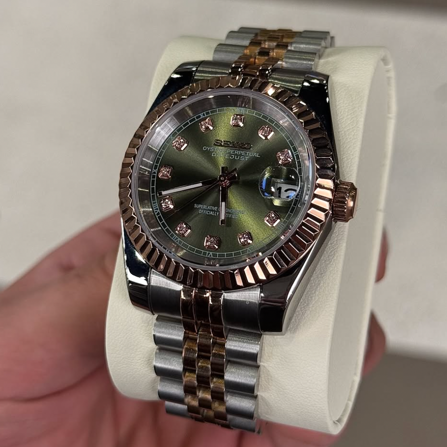 MONTURE® Royalé Olive Diamond Dial