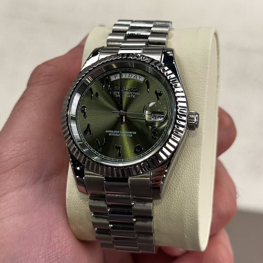 MONTURE® Pearl Olive Arabic Dial
