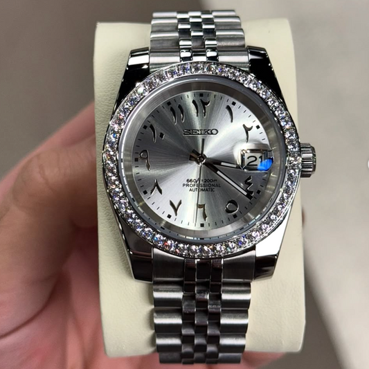 MONTURE® Titanium Diamond Arabic Dial