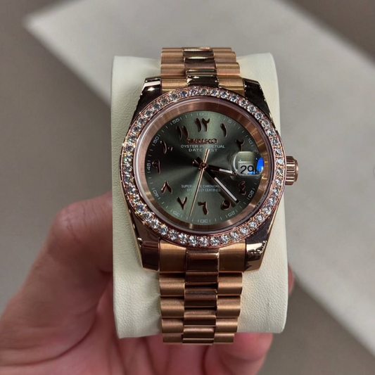 MONTURE® Royalé Olive Arabic Dial