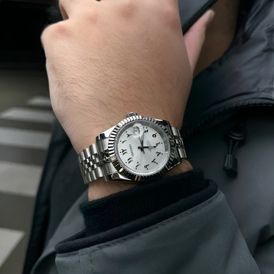 MONTURE® White Arabic Dial